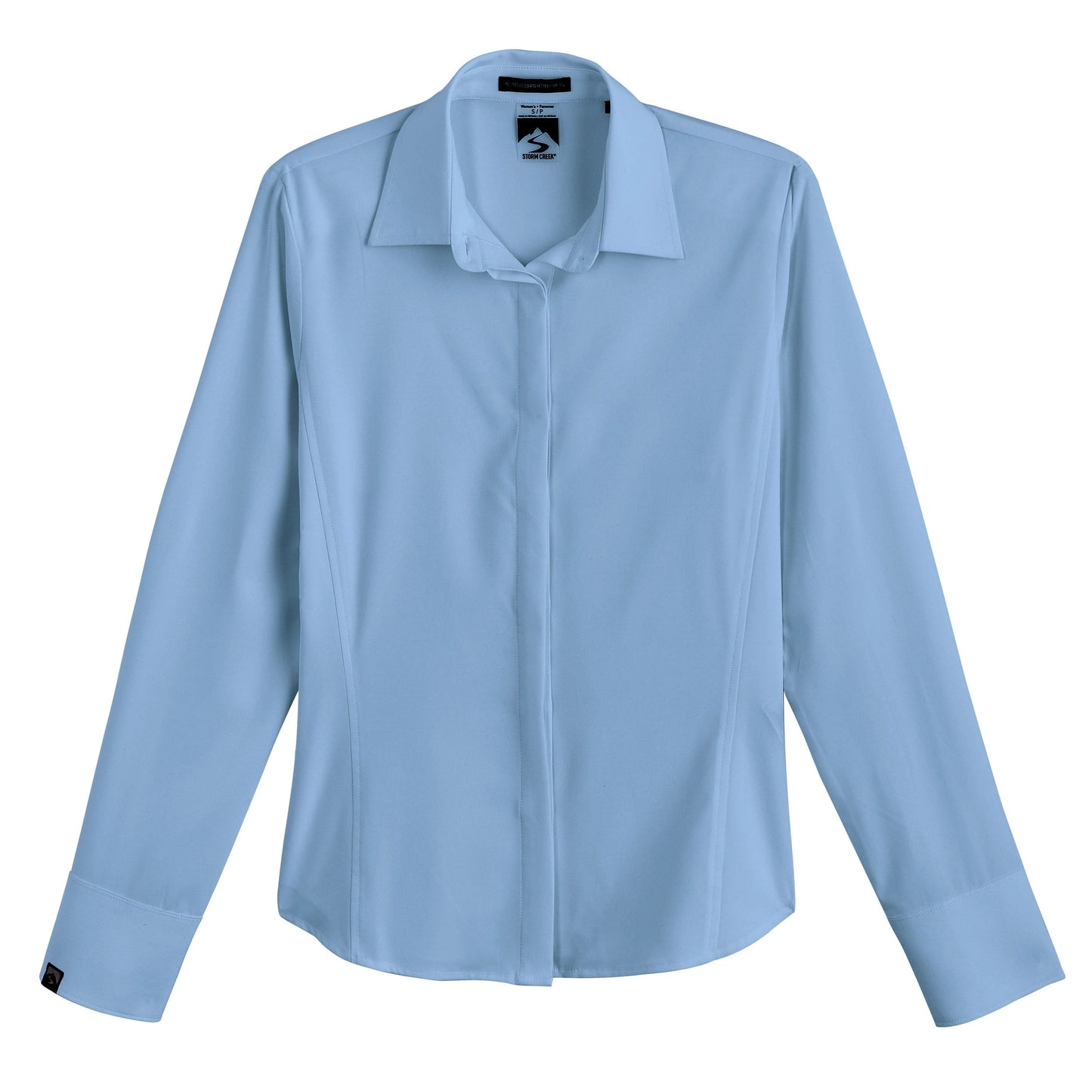 Women's Executive 4-Way Stretch Solid Button Up