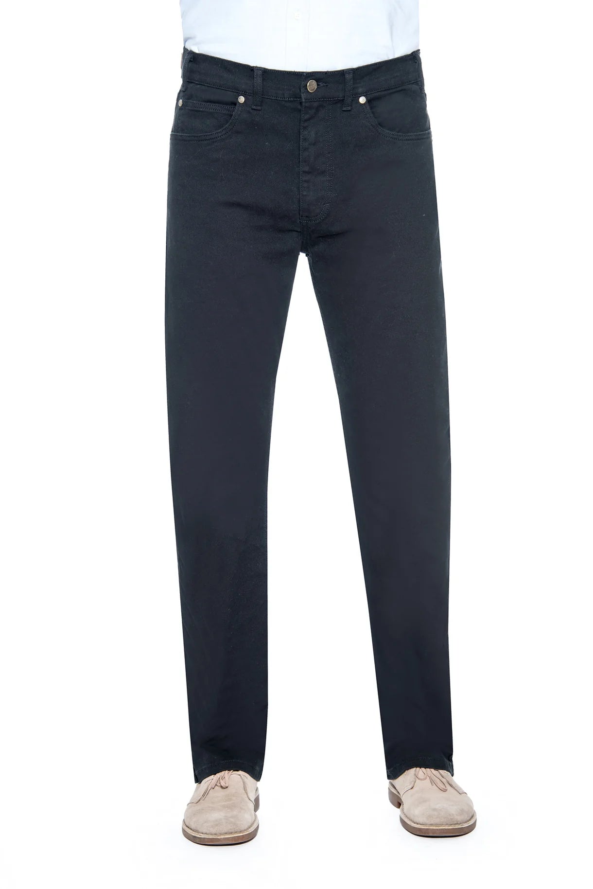 Stretch Traditional Straight Cut Jean-Black