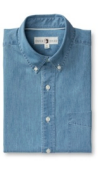Denim Twill Sport Shirt - Dustin Solid