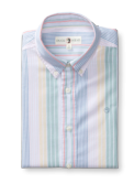 Cotton Oxford Sport Shirt-Prescott Stripe