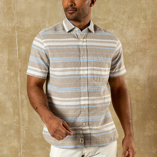 Linen Cotton Oxford Sport Shirt
