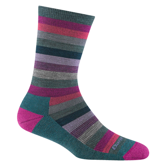 Women's Mystic Stripe Crew Lightweight Socks