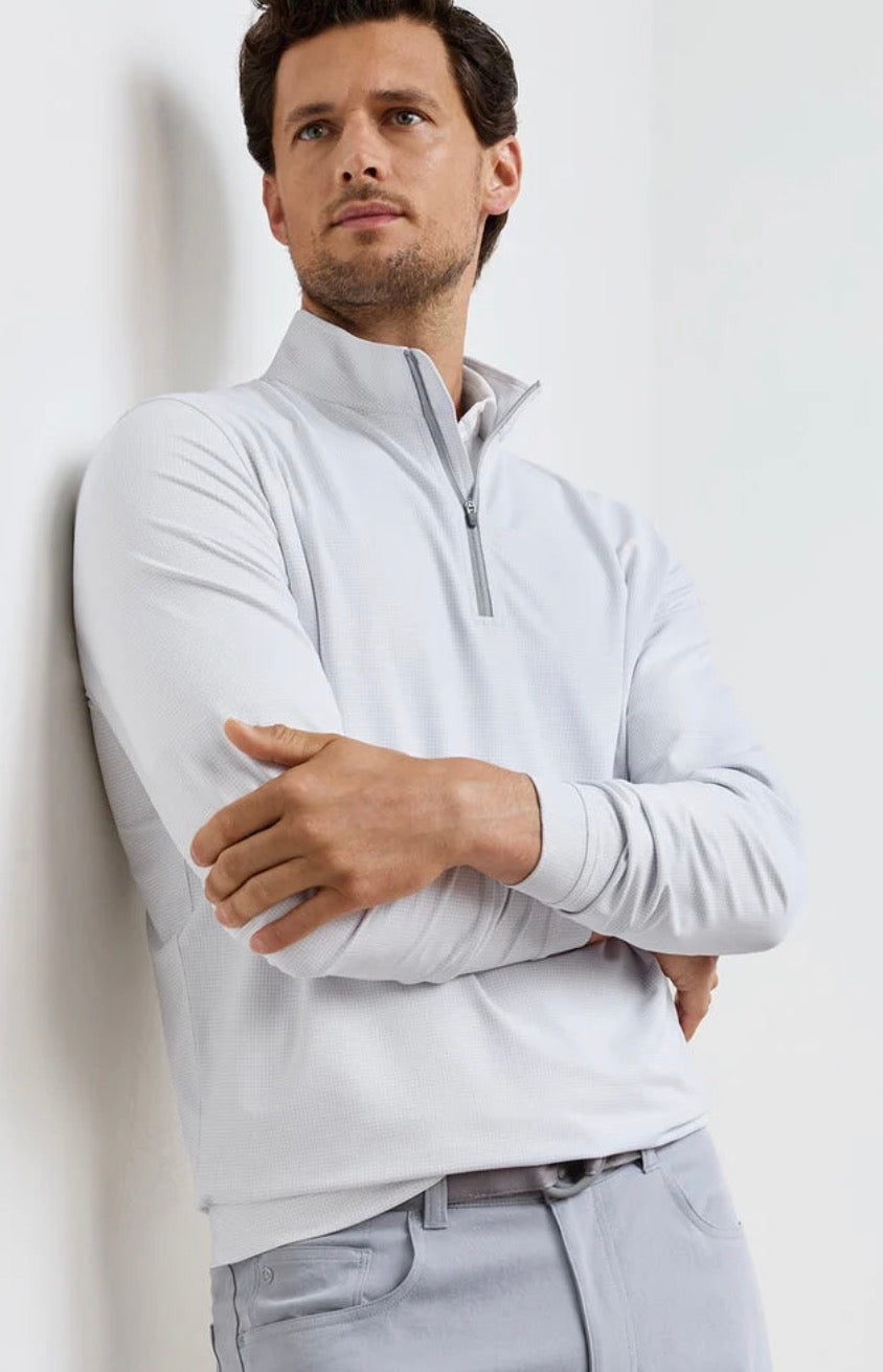 Perth Basketweave Performance Quarter Zip