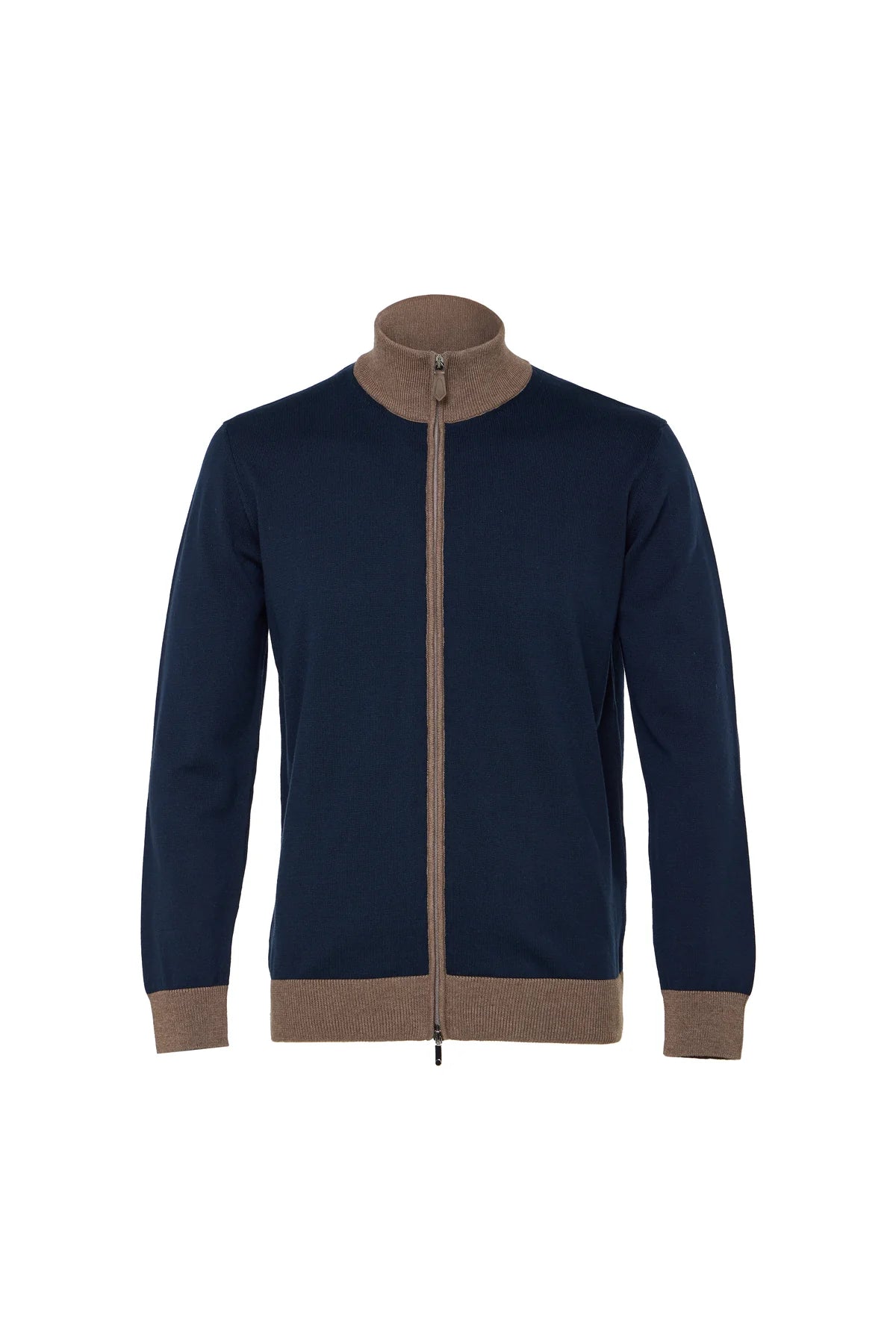 Double Full Zip Sweater