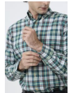 Summer weight Cotton Wool Blend Button Down