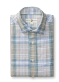 Linen Poplin Sport Shirt-Chaplin Plaid