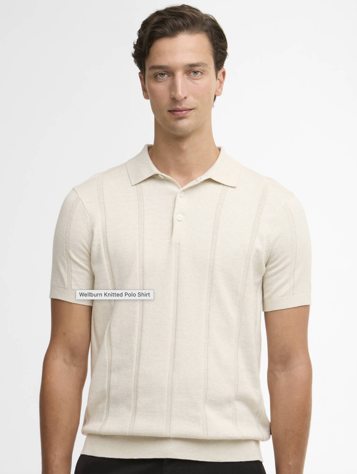 Wellburn Knitted Polo Shirt