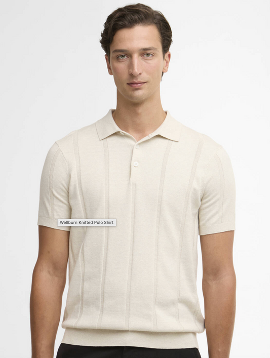 Wellburn Knitted Polo Shirt