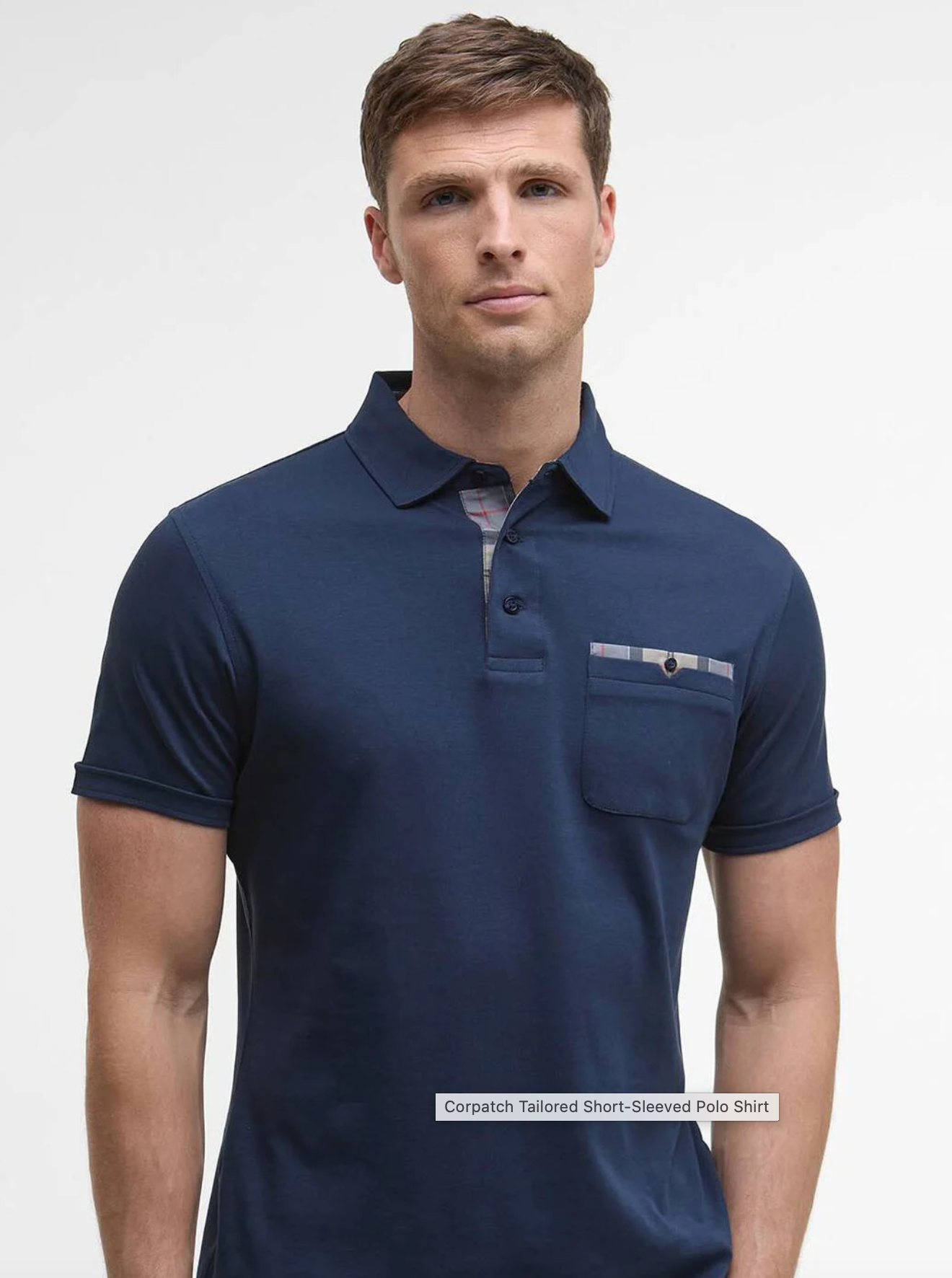 Corpatch Tailored Short-Sleeved Polo Shirt