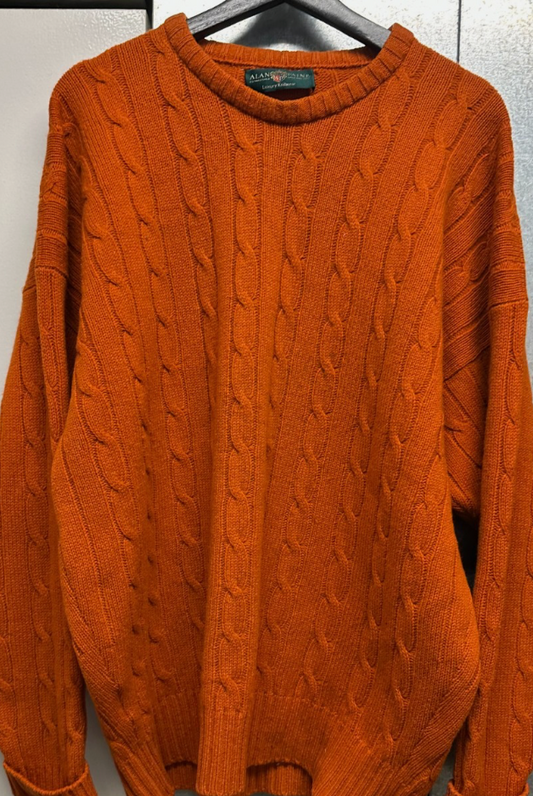 Honley Cable and Bar Crew Neck