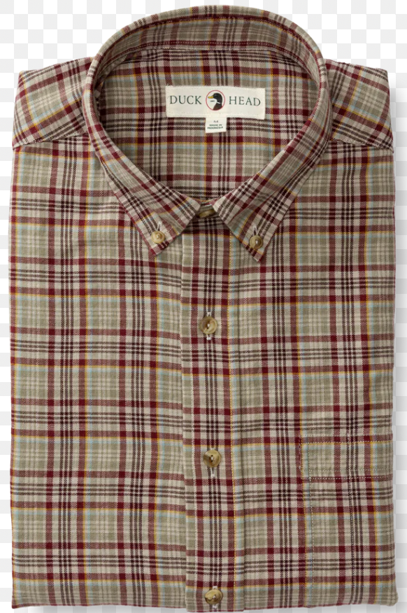 LS COTTON/WOOL TWILL WESTFALL PLAID SHIRT