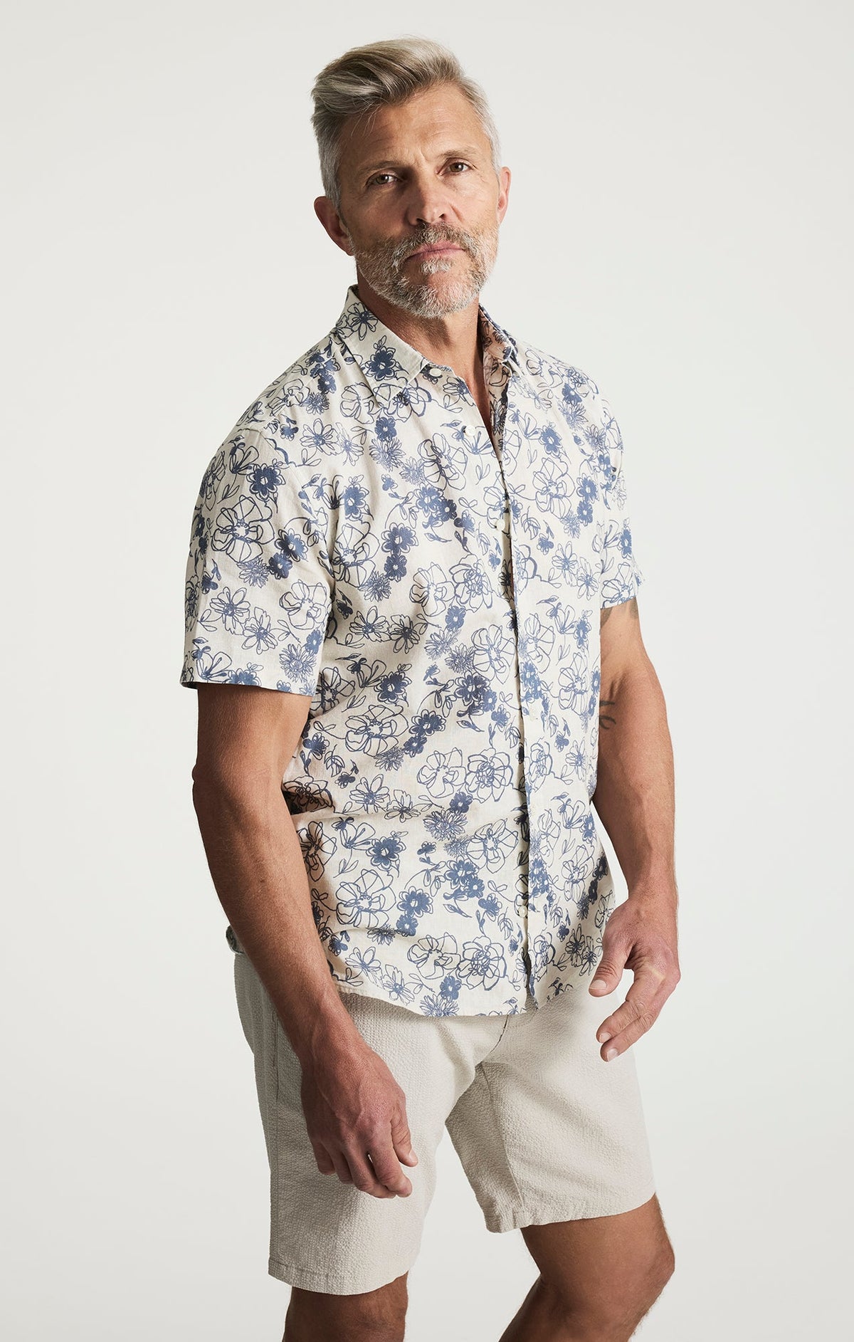 Flower Short Sleeve Shirt