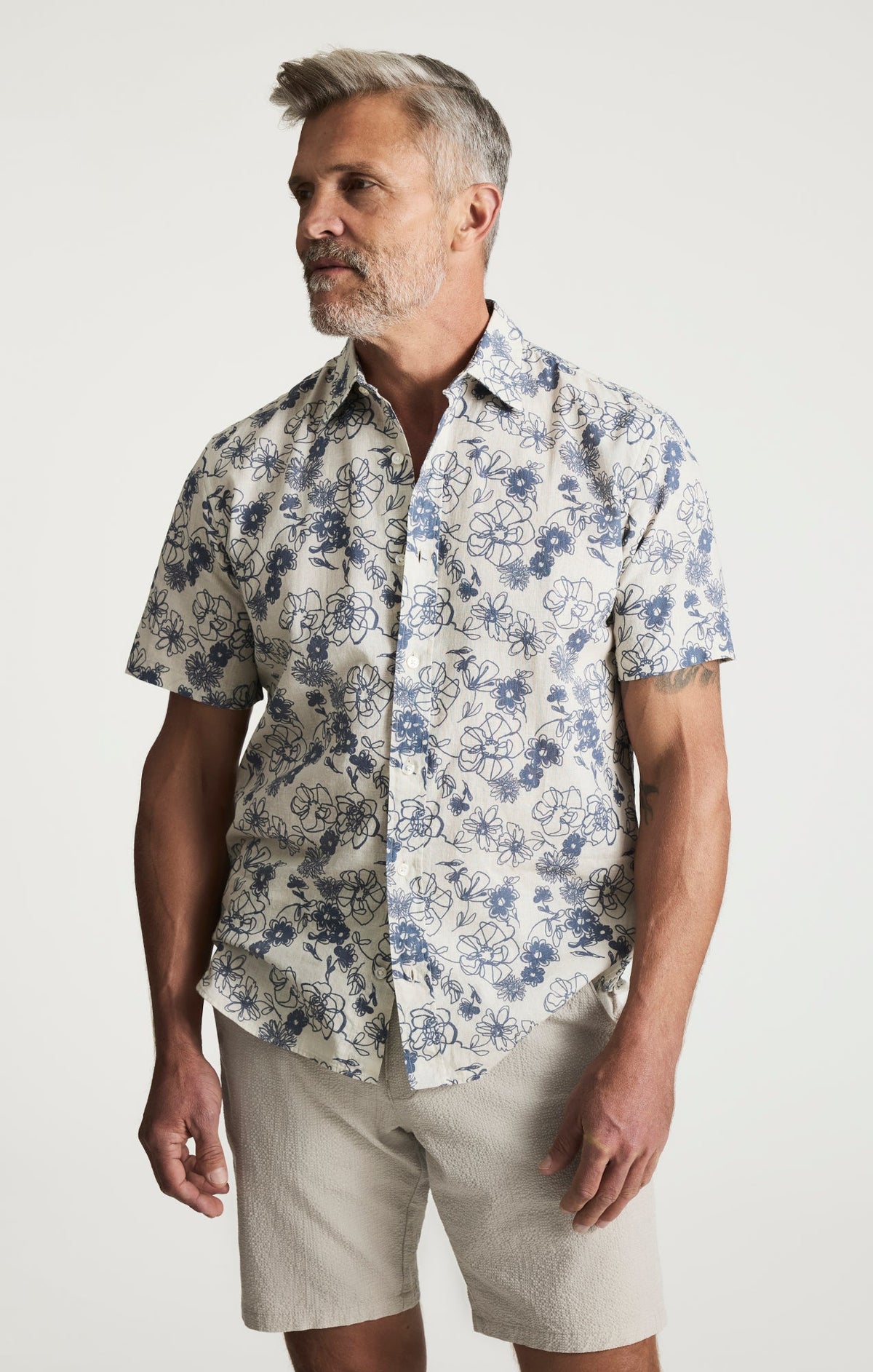 Flower Short Sleeve Shirt